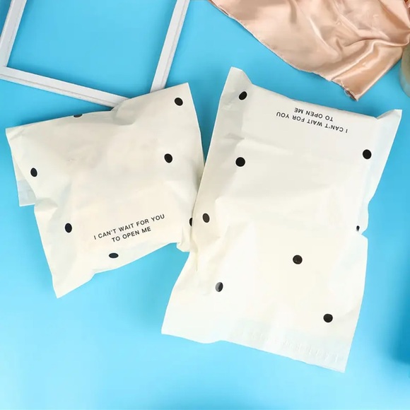 10 Polka Dot Poly Mailers - Picture 2 of 7